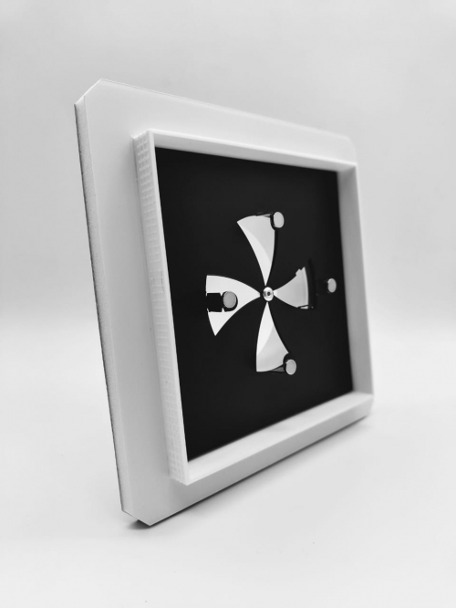 Теневой магнитный диффузор квадратный под плитку 175х175/125 мм