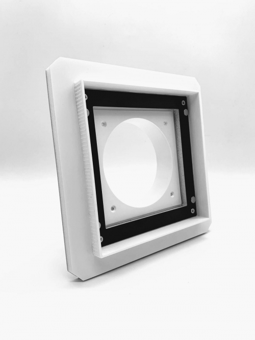 Теневой магнитный диффузор квадратный под плитку 175х175/125 мм