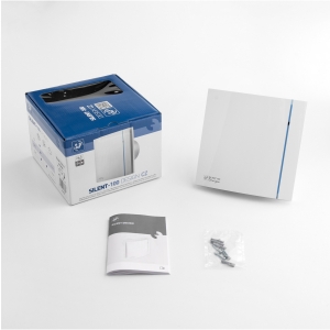 Вентилятор Soler & Palau Silent Design 200 CRZ Matt White (таймер)